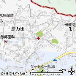 熊本県荒尾市原万田598-14周辺の地図