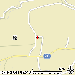 熊本県菊池市原1591周辺の地図
