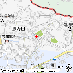 熊本県荒尾市原万田598周辺の地図