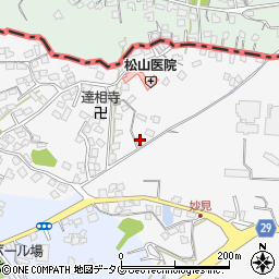 熊本県荒尾市原万田415周辺の地図