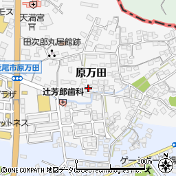 熊本県荒尾市原万田761周辺の地図