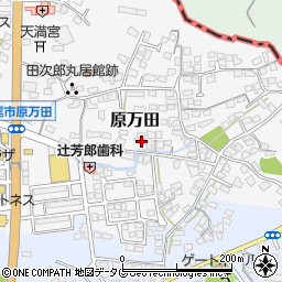 熊本県荒尾市原万田761-4周辺の地図