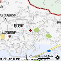 熊本県荒尾市原万田764周辺の地図