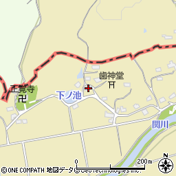 熊本県荒尾市上井手220周辺の地図