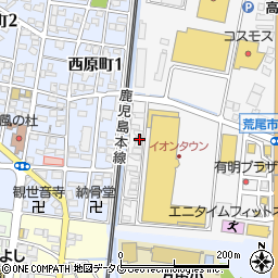 熊本県荒尾市原万田630周辺の地図