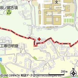 福岡県大牟田市東萩尾町250-9周辺の地図