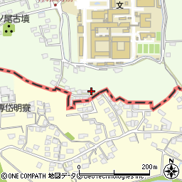 福岡県大牟田市東萩尾町250-14周辺の地図