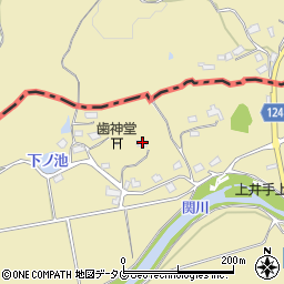 熊本県荒尾市上井手239周辺の地図