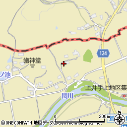 熊本県荒尾市上井手186周辺の地図