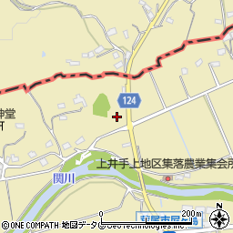熊本県荒尾市上井手162周辺の地図