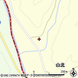 高知県宿毛市山北457周辺の地図