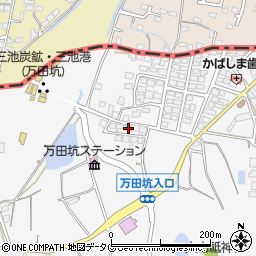 熊本県荒尾市原万田175周辺の地図
