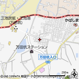 熊本県荒尾市原万田175-2周辺の地図