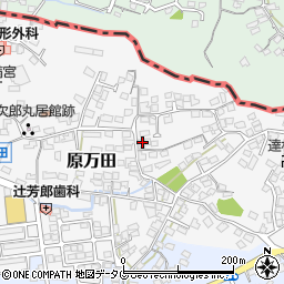 熊本県荒尾市原万田520-3周辺の地図