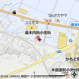 桑木内科医院周辺の地図