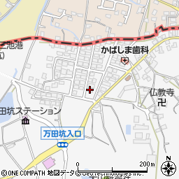 熊本県荒尾市原万田85-42周辺の地図