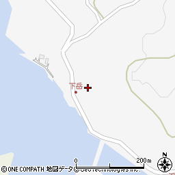 長崎県西海市西彼町下岳郷774周辺の地図