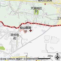 熊本県荒尾市原万田206-2周辺の地図
