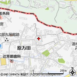 熊本県荒尾市原万田520-1周辺の地図