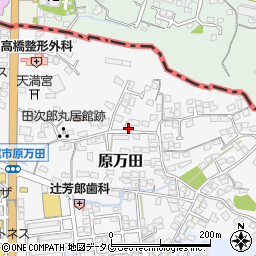 熊本県荒尾市原万田502周辺の地図