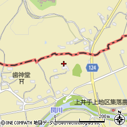 熊本県荒尾市上井手171周辺の地図