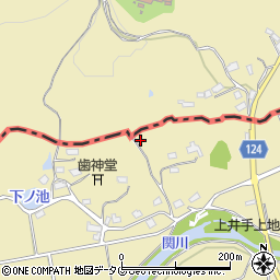 熊本県荒尾市上井手198周辺の地図