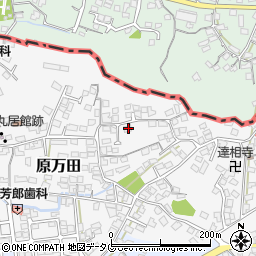 熊本県荒尾市原万田517周辺の地図