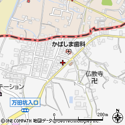 熊本県荒尾市原万田85-62周辺の地図