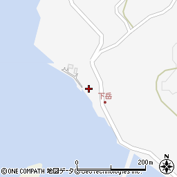 長崎県西海市西彼町下岳郷768-2周辺の地図