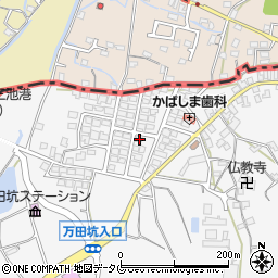 熊本県荒尾市原万田85-36周辺の地図