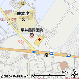 鹿本ショッピングセンター　酒のリオ周辺の地図