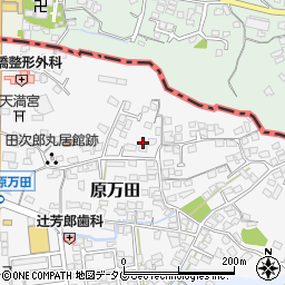 熊本県荒尾市原万田504周辺の地図