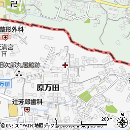 熊本県荒尾市原万田504-3周辺の地図