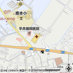 鹿本ショッピングセンター　精肉部周辺の地図