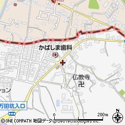 熊本県荒尾市原万田56周辺の地図