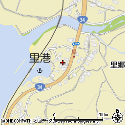 里郷公民館周辺の地図