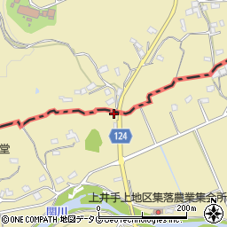 熊本県荒尾市上井手165周辺の地図