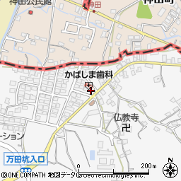 熊本県荒尾市原万田85-48周辺の地図