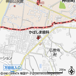 熊本県荒尾市原万田85-54周辺の地図