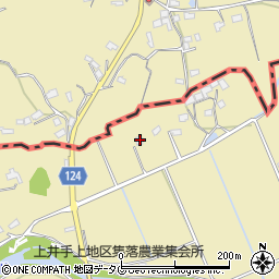 熊本県荒尾市上井手156周辺の地図