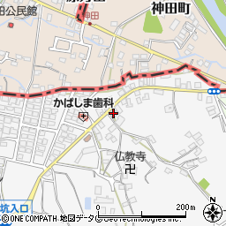 熊本県荒尾市原万田64-1周辺の地図