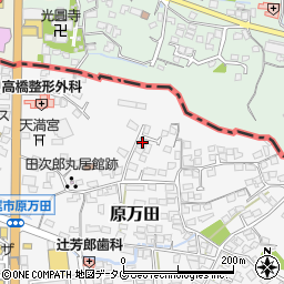 熊本県荒尾市原万田498周辺の地図