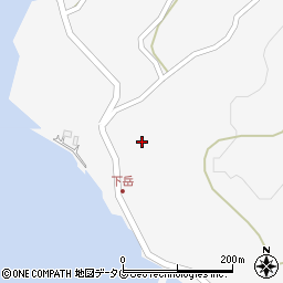 長崎県西海市西彼町下岳郷721周辺の地図