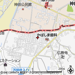 熊本県荒尾市原万田85-26周辺の地図