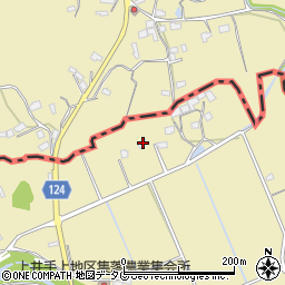 熊本県荒尾市上井手126周辺の地図