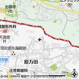熊本県荒尾市原万田496周辺の地図