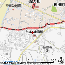 熊本県荒尾市原万田85-80周辺の地図