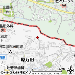 熊本県荒尾市原万田494周辺の地図