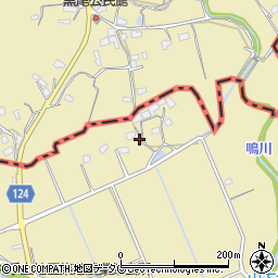熊本県荒尾市上井手128周辺の地図