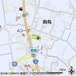 南嶋菅原神社周辺の地図